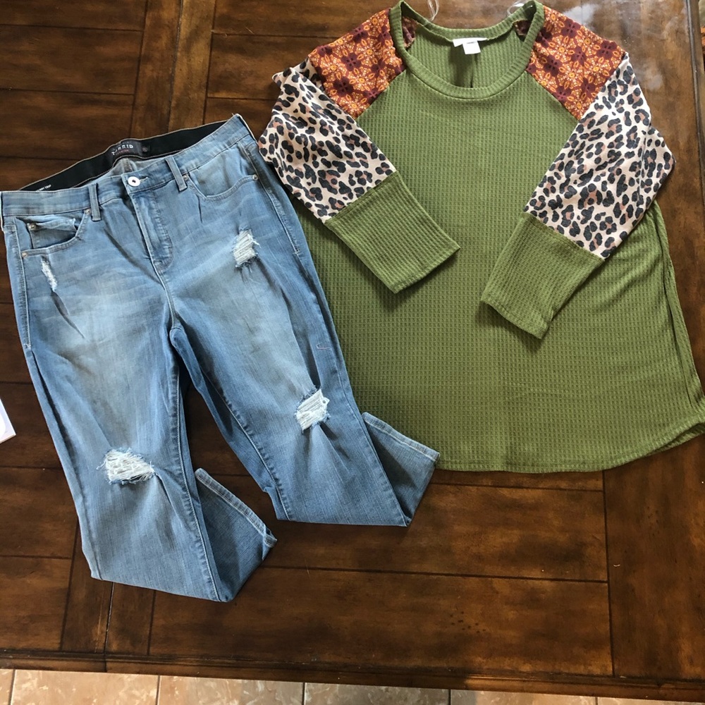 Fun Multiple Print Blouse - image 3